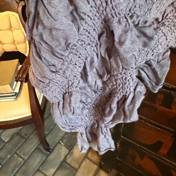 Lavender Ruffled Scarf - Picture 4 of 5